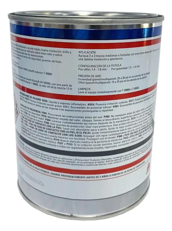 imlar2 IW500 – Transparente Klarity® AV (Axalta) - Incluye catalizador